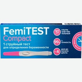 Тест FEMiTEST для определения беременности Компакт 1шт