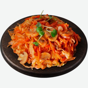 Капуста тушеная с грибами 250 г