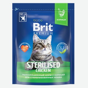 Brit Cat Sterilized Chicken. Сухой корм с курицей для взрос
