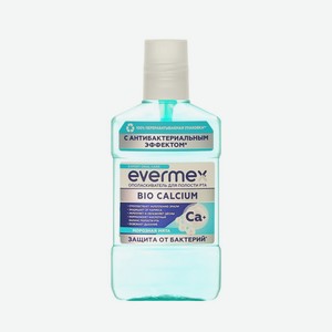 Ополаскиватель для полости рта Evermex Bio Calcium морозная мята 250мл