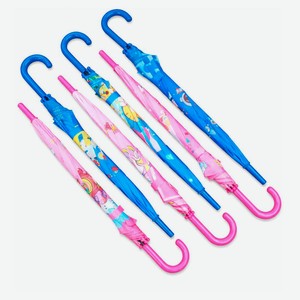 Зонт детский Fine трость полуавтомат, 1 шт в ассортименте