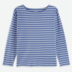 Футболка женская InExtenso с длинным рукавом сине-белая, р. XS-XXL