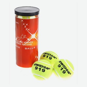 Мячи для большого тенниса SWIDON тренировочные отскок 120 см, 3 шт