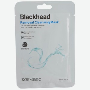 Маска для лица Kormesic устраняющая черные точки тканевая 1 шт. 25 мл