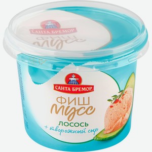 Паста САНТА БРЕМОР Фиш-мусс из тресковых рыб с лососем, Беларусь, 140 г