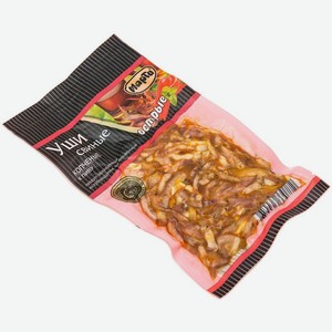 Уши свиные копчено-вареные Марти острые к пиву 100 г