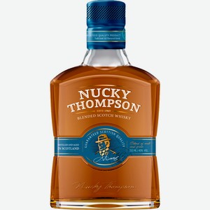 Виски Nucky Thompson 3 года купажированный алк.40%, Россия, 0.25 л