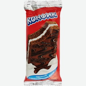 Пирожное бисквитное CONFESTORY Конфик с какао со слив. вкусом, Беларусь, 30 г