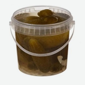 Огурцы соленые ведерко, 1100 г