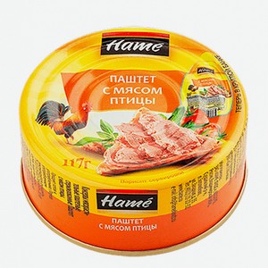 Паштет Hame с мясом птицы, 117 г