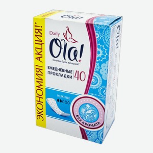 Ежедневные гигиенические прокладки  Ola! Daily , 40 шт