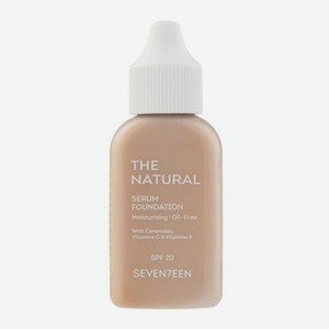 Тональный крем с естественным покрытием The Natural Serum Foundation Seven7een Spf 20 тон 04 35мл