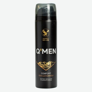 Пена д/бритья Q MEN Comfort с экстрактом Женьшеня и Льняного