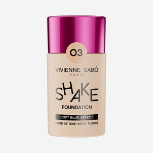 Тональный крем - флюид для лица с натуральным блюр эффектом Vivienne Sabo Shakefoundation 03 25мл
