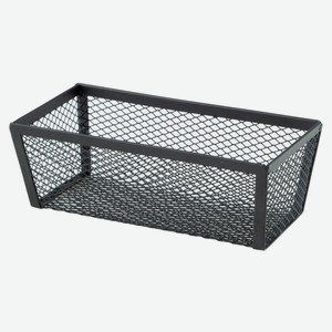 Корзина для хранения Actuel металлическая черная, 16x8x5 см