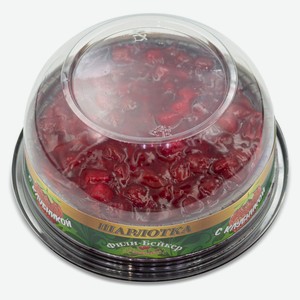 Пирог сладкий песочный «Фили-Бейкер» Шарлотка с клубникой охлажденный, 135 г