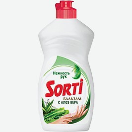 Бальзам Для Мытья Посуды Сорти, С Алоэ Вера, С Экстрактом Ромашки, 400 Г