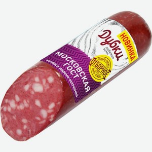 Колбаса Дубки Московская варено-копченая 300г, 300 г