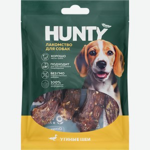 Лакомство для собак HUNTY Утиные шеи, 90г