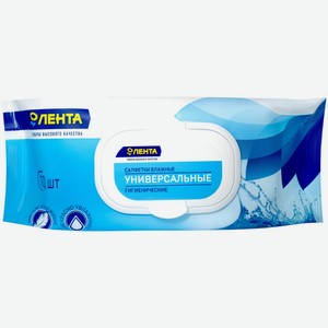 Салфетки ЛЕНТА Очищ. универс.влаж., Россия, 70 шт