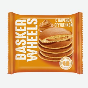 Пирожное Basker Wheels Pancake c вареной сгущенкой, 36 г