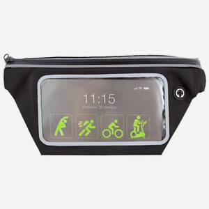 Сумка ECOS поясная спортивная для смартфона и документов