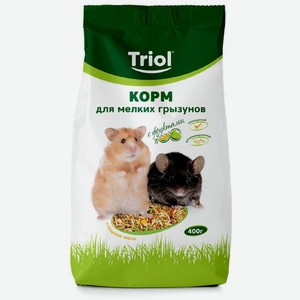 Корм для мелких грызунов Triol с фруктами 400г