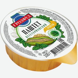 Паштет Гродфуд Вегетарианский с кунжутом, 100г