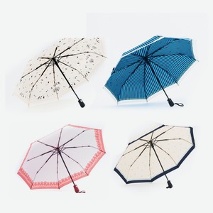 Зонт женский Bessto 3 сложения полный автомат