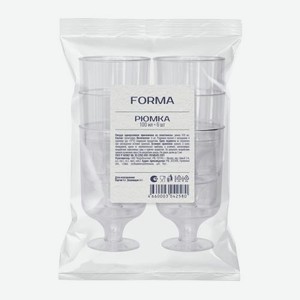 Одноразовая рюмка Forma ИнтроПластика 100мл 6шт