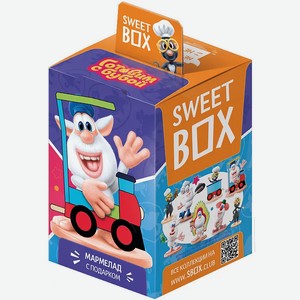 Мармелад жевательный Sweet Box с подарком Буба/Три кота 10г
