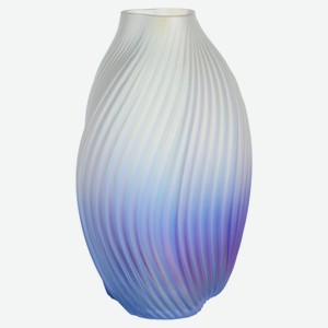 Ваза Actuel Онион стеклянная синяя, 26,5 см