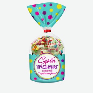 Кулич Пасхальный сдобный «Аютинский Хлеб» Сдоба праздничная с начинкой вареная сгущенка, 130 г