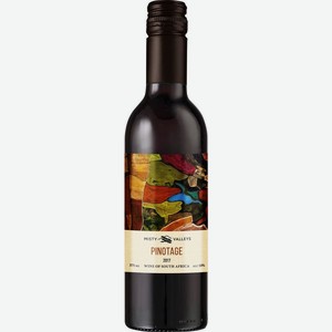 Вино Misty Valleys Pinotage красное сухое 14% 0.375л, 375 мл