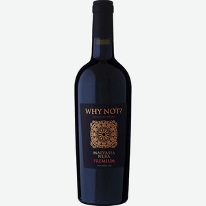 Вино Why Not? Premium Malvasia Nera красное полусухое 15% 0.75л, 750 мл