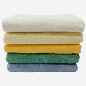 Полотенце DM Люкс махровое 70х130см в ассортименте 1шт., 1 шт