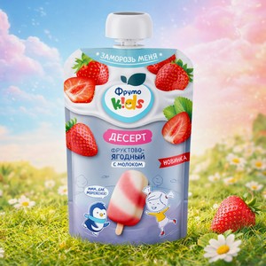 Фруктовый десерт, ФрутоKids, в ассортименте, 90 г