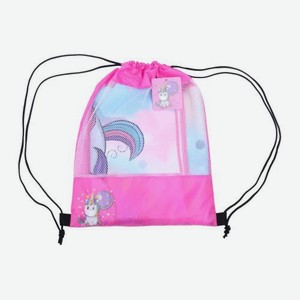 Детское пляжное пончо с капюшоном единорог Wellfort 120*60см