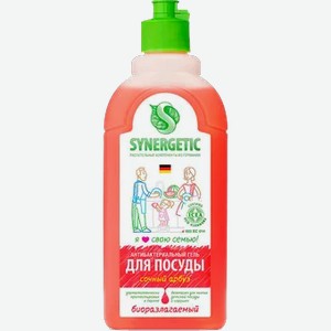 Средство Synergetic Для мытья посуды Арбуз, 500 мл