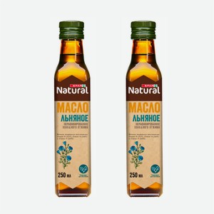 Масло льняное SPAR Natural, первый холодный отжим 250мл