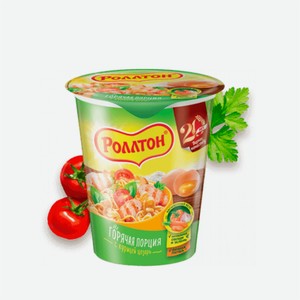 Лапша РОЛЛТОН стакан с курицей 65г