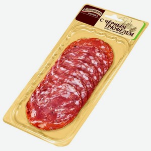 Колбаса Егорьевская КГФ с чёрным трюфелем сыровяленая полусухая, 70г