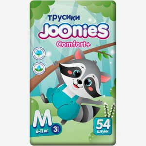 Подгузники-трусики Joonies Comfort+ 6-11кг M, 54шт.