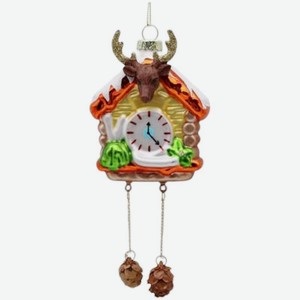 Украшение Часики ёлочное Маркет