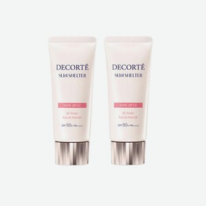 DECORTÉ Солнцезащитный крем-тоннер Sun Shelter, 02 Beige *2шт