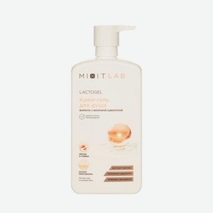 Крем - гель для душа с молочной сывороткой Mixit LAB Lacto&vitamin peach 750мл