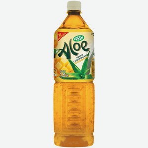 Напиток Fresh Aloe с кусочками алоэ манго негазированный 1.5 л