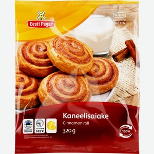 Улитки EESTI PAGAR с корицей, 320г