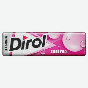 Резинка жевательная Dirol BubbleGum без сахара, 13,6 г