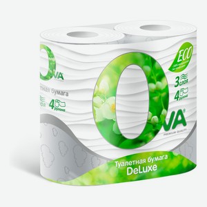 Туалетная Бумага Ova 3 Слоя 4шт
